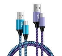 Cavo di ricarica USB C per Samsung Galaxy A56/A55/A54/A16/A15/A25/A14/A34/S25/S25/S25/S25/S25/S24 Ultra/S23/S22/S21/S10, Google, iPhone 16/15