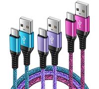 Cavo di ricarica USB C per Samsung Galaxy S25, S24, S23, S22, S22, S21, S10, A13, A14, A15, A22, A33, A54, A55, A56, Huawei P30, P20, 3 Lite