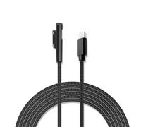Cavo di ricarica USB C per Surface, 2,0 m, in nylon intrecciato, per Microsoft Surface Pro 3/4/5/6/7, Go 2, Laptop 1/2/3 & Book1/2, funziona con caricabatterie USB C da 45 W 15 V3 A