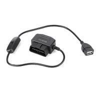 Cavo di ricarica USB OBD2 da 18,7 pollici a 16 pin per auto, GPS, DVR e telecamera.