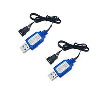 Cavo di ricarica USB per batteria HONCLL7.4V con connettori SM2.0 3P4P XH3P per auto da corsa, veicoli e giocattoli.