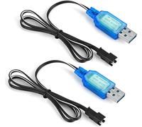 Cavo di ricarica USB SM-2P 250mAh set di 2 | Per batterie 6V Ni-MH, auto RC