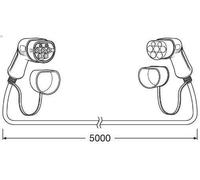 Cavo di ricarica, veicolo elettrico OSRAM OCC23P05 per BMW 3 (E30) 2.7 1983-1988