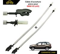 2 Cavo Guaina Apertura Porta Anteriore Previsto Per BMW X5 (E53) 00-06 -
