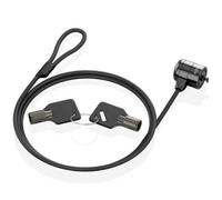 Cavo di sicurezza AISENS acciaio 1.5m lucchetto chiave Kensington