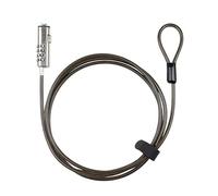 Cavo di sicurezza da 1,5 m con combinazione, ideale per proteggere oggetti e proteggere oggetti esterni.