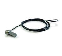 Cavo di sicurezza Kensington per combinazione di 1,8 m di colore nero, ideale per proteggere dispositivi elettronici in ambienti vari.