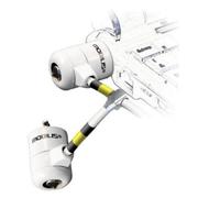 MOBILIS CAVO DI SICUREZZA A DOPPIO LUCCHETTO CON CHIAVE BIANCO 1,80M LOCK