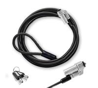 Cavo di sicurezza per PC da 1,8 metri, Nano Saver, acciaio antifurto per laptop, slot di sicurezza Kensington Nanosaver, 2 chiavi, blocco di protezione Nano Saver, rivestimento in PVC