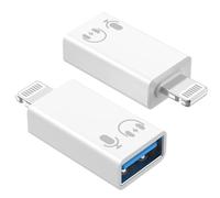 Cavo di sincronizzazione dati OTG adattatore maschio a USB femmina compatibile con Apple iPhone 14 13 11 12 Pro Max Mini XR X XS 8 7 6 Plus per iPad, fotocamera, mouse, tastiera, hub, connettore ada