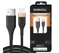 Cavo di sincronizzazione e ricarica intrecciato certificato Duracell da USB-A...