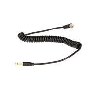 Cavo di sincronizzazione flash da 3,5 mm con vite di bloccaggio a maschio Flash PC per Canon Nikon PIXE