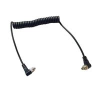 Cavo di sincronizzazione lampeggiante a molla professionale Cablaggio flessibile in PVC con adattatori per PC stampati precisi Filo a spirale esteso Molla flessibile Linea di sincronizzazione a