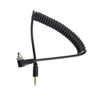 Cavo di sincronizzazione lampeggiante a spirale a molla PC a 2.5mm con rivestimento in PVC di durevolezza della vite per attrezzatura fotografica studio durevole cavo accessorio in PVC