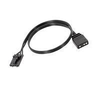 Cavo di sincronizzazione per illuminazione PC, adattatore da 4 pin a 3 pin per convertitori multipli di gestione dei dispositivi ARGB a ventola ARGB standard da 5 V a 3 pin