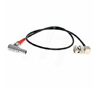 Cavo di sincronizzazione Timecode Angolo retto 5 pin a BNC per Ambient NanoLockit a CANON C300/C500, Sony F55, Amira Camera 1m
