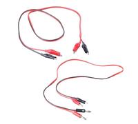 Cavo Di Test Power Con Clip A Coccodrillo Doppio