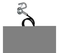 Cavo di Traino | Cinghia di Traino Camion | 70 Cm Regolabile con Gancio a S Zincato a Molla E Imbracatura per Rimorchio Antiscivolo per Veicolo Uso Esterno,