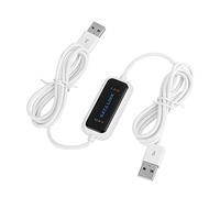 Cavo di Trasferimento Dati USB 2.0 con Indicatore LED - Ponte di Collegamento File Online da PC a PC per Microsoft - Senza Installazione