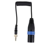 Cavo di uscita per microfono XLR maschio da 3,5 mm a 3,5 mm con blocco di tipo a bloccaggio per ricevitori wireless.