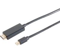 Cavo di visualizzazione S/Connettività Mini DP 1.4 Cavo Mini display Porter sul connettore HDMI 4K60Hz 10 m (10-72025))