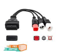 Cavo Diagnostico OBD2 13Pin+4Pin+6Pin a OBD 16Pin Adattatore Presa Accendisigari