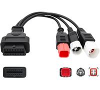 Cavo Diagnostico OBD2 13Pin+4Pin+6Pin a OBD 16Pin Adattatore Presa Accendisigari