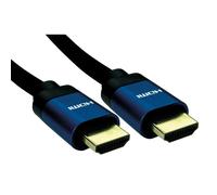 Cavo Digitale A/V 8K 5M TruConnect 16-1766 Blu Manicotto Nero Intrecciato 26AWG