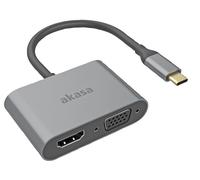 Cavo Digitale A/V USB-C a 4K / Adattatore VGA 1080p - AKASA