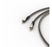 Cavo digitale RCA, 1 connettore. maschio - 1 conn. maschio, tessuto, oro, 1 m