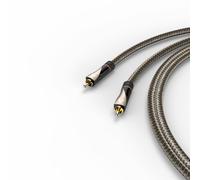 Cavo digitale RCA, 1 connettore. maschio - 1 conn. maschio, tessuto, oro, 2 m