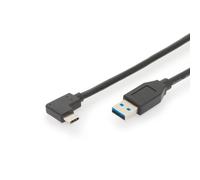 Cavo Digitus da USB-C a USB-A maschio/maschio 1 m Nero