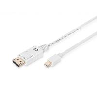 CAVO DIGITUS DISPLAYPORT TO MINI DP, M/M, 2MT, BIANCO, AK340102020W NEW