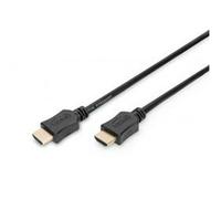 CAVO DIGITUS HDMI TO HDMI, M/M, 10MT, ethernet, connettori dorati, NERO, AK330107100S NEW