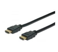 Cavo digitus hdmi to hdmi, m/m, 1mt, connettori dorati, nero, ak330107010s