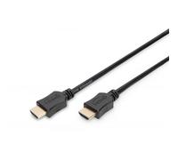 CAVO DIGITUS HDMI TO HDMI,M/M, 2MT, 4K 3D ETHERNET, CONNETTORI DORATI,TRIPLA SCH