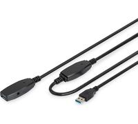 CAVO DIGITUS USB 3.0 A TO USB A, M/F, 10MT (PROLUNGA ATTIVA), NERO 10 METRI, DA73105 NEW
