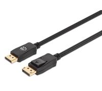 Manhattan Cavo DisplayPort 1.4 8K a 60 Hz 3 m Nero