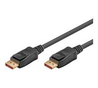 goobay Cavo DisplayPort 2.x/certificato, 80 Gbps, rame ultra alta risoluzione 8K, 1 m, DisplayPort a HDMI, cavo DP per gaming e home entertainment, UHBR10, 74759