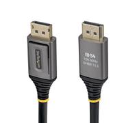 StarTech Cavo DisplayPort 2.1 da 3 m certificato VESA DP54, 8K 60Hz non compresso, 8K 144Hz / 4K 240Hz con DSC 1.2a, cavo monitor DP 2.1