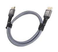 Cavo DisplayPort, Cavo Monitor 16K 30Hz 40Gbps 3D Dynamic HDR Maschio a Maschio Cavo DisplayPort per FreeSync Cavo DisplayPort 2.1 Cavo Display Port per Display da Gioco G Sync 1m