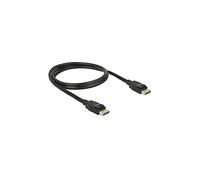 Delock Cable DisplayPort 1.2 Plug > DisplayPort Plug 1 m Black 4 K