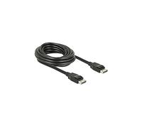 DELOCK 83808 - Cavo DisplayPort, connettore DisplayPort 1.2, 4K, 5 m, nero