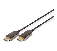 Cavo DisplayPort - DIGITUS - AK-340107-150-S - 15 m - Nero - Metallico