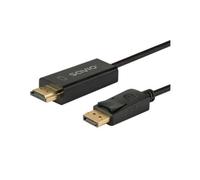 Cavo DisplayPort HDMI maschio placcato oro Savio CL-183 da 1,5 m, 1080p, nero