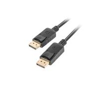 Cavo DisplayPort Lanberg 0,5 m Maschio a Maschio 4K V1.2 Nero