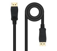 Cavo DisplayPort Nanocable 1.4 DP/M-DP/M Nero 5m 8K 60Hz Cavo DisplayPort Nanocable 1.4 DP/M-DP/M Nero 5m 8K 60Hz