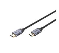 Cavo DisplayPort Unitek C1628GY01-1.5M 1,5 m 8K 240Hz 32.4Gbps Grigio Nero