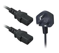 UK Mains Cavo Splitter UK Spina A 2 X C13 Presa Y Split Cavo 2.5m