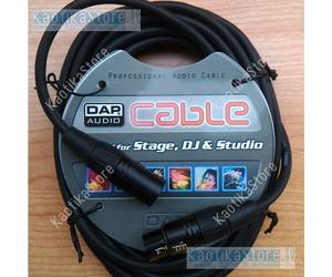 CAVO DMX digital AES-EBU XLR 110 Ohm cable effetti luce centralina cavetto luci